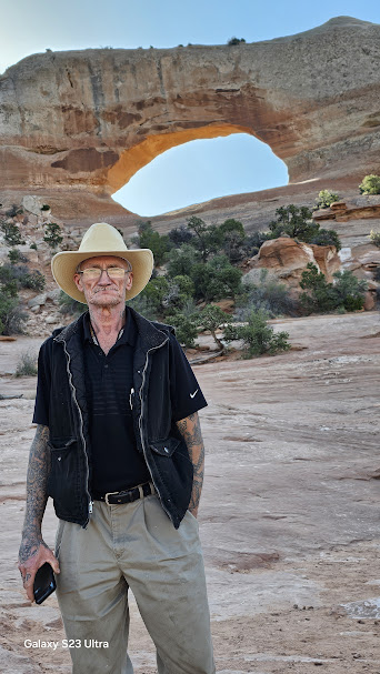 Lonnie at Arches National Park in Southern Utah